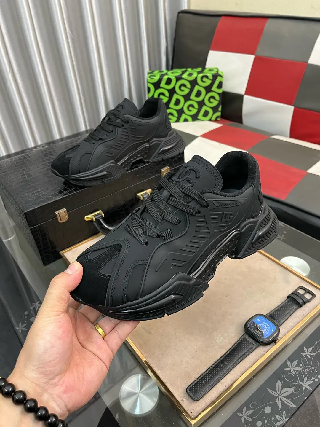 Men's men's shoes💰560⌚️⌚️DG "Dolce & Gabbana" low-top casual shoes Regular size: 35-46 Product material: Upper imported cowhide stitching fabric, breathable lining, original outsole